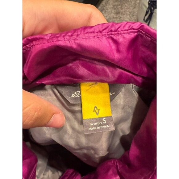 Eddie Bauer Women’s Puffer Vest Purple Size Small EUC - Picture 6 of 7